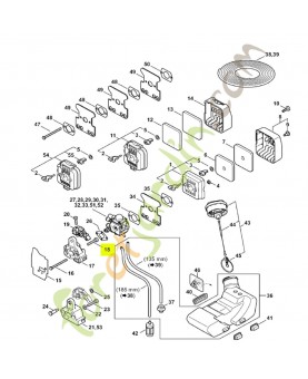 Vis cylindrique IS-D5x24 Stihl réf. 9075-478-4159