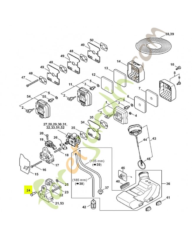 Boulon Stihl réf. 4137-123-8900
