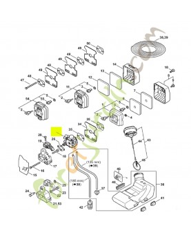 Carburateur C1Q-S56B Stihl réf. 4137-120-0604