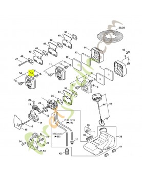 Volet de démarrage Stihl réf. 4137-141-3800