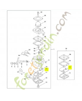 Membrane de pompe Stihl réf. 1129-121-4800