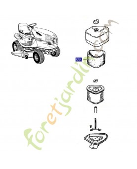 Pré-filtre à air pour T1670