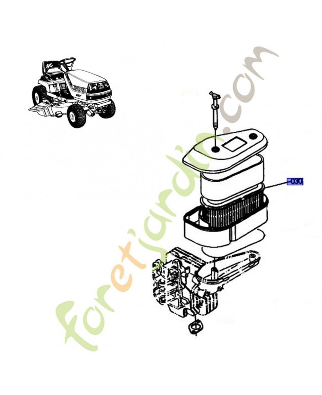 Filtre à air pour T 1700