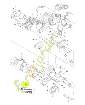 Autocollant 550 ixpg Husqvarna réf. 547352804