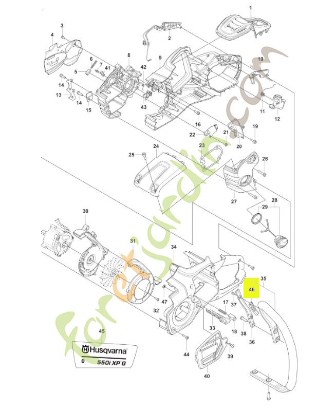 Collier de serrage Husqvarna réf. 547276201