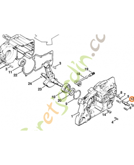 Goujon guide Stihl ref. 1124-664-2400 en stock