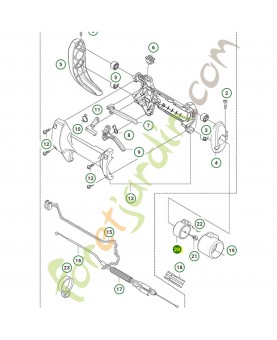 Couvercle Husqvarna ref. 574509101