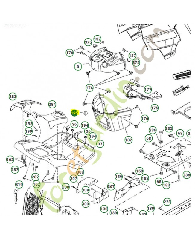 Prise réf. Husqvarna 532404137