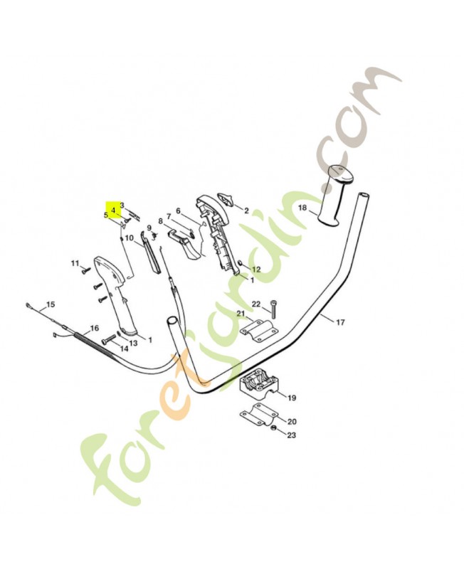 Vis à embase Stihl réf. 4128-182-6200