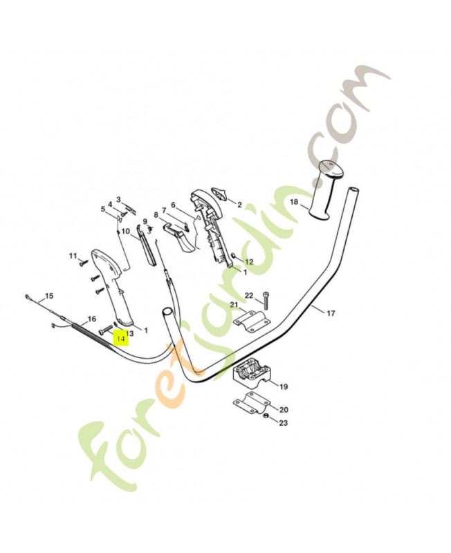 Vis cylindrique IS-M5x30 Stihl réf. 9022-346-1070