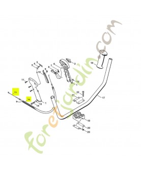 Câble de commande des gaz Stihl réf. 4137-180-1100