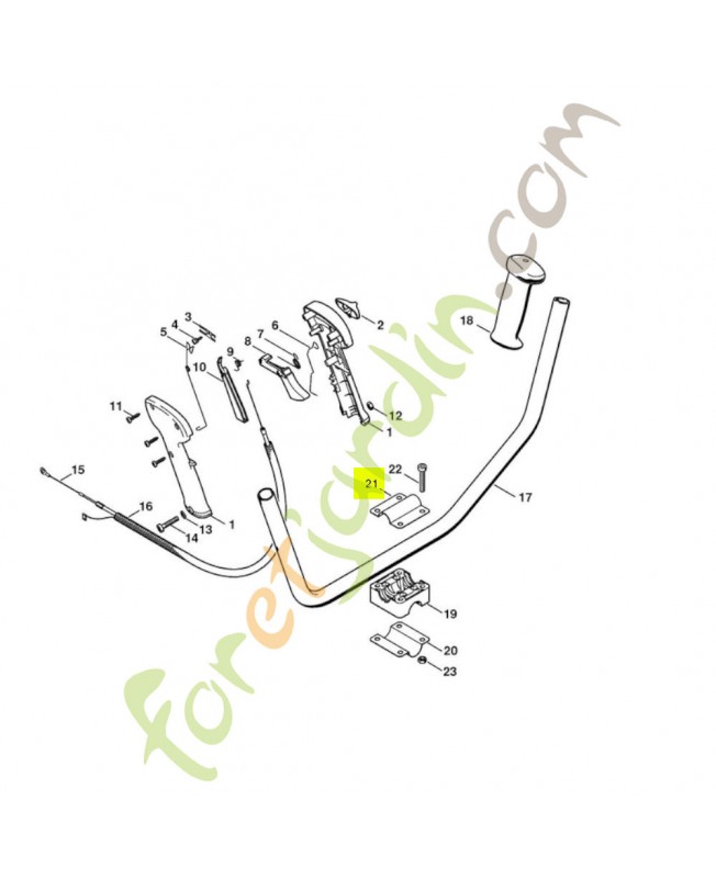 Monture de serrage Stihl réf. 4137-791-0900