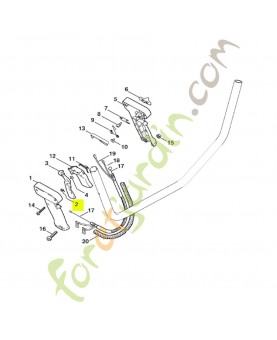Ressort coudé Stihl réf. 4126-182-4506- Pièce détachée Stihl