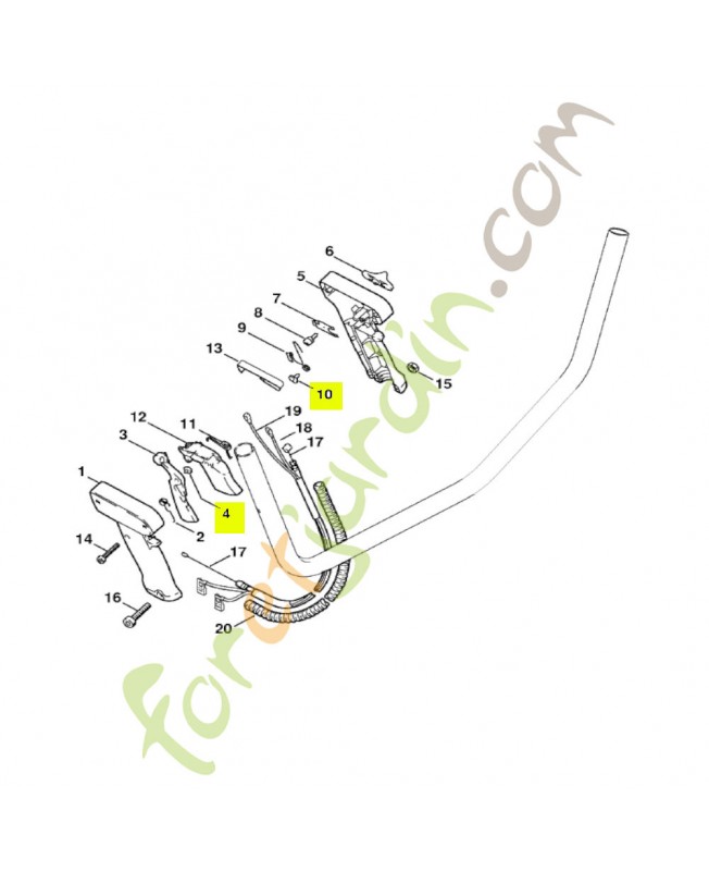 Vis à embase Stihl réf. 4126-182-6210