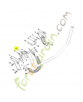 Manette des gaz Stihl réf. 4126-182-1001