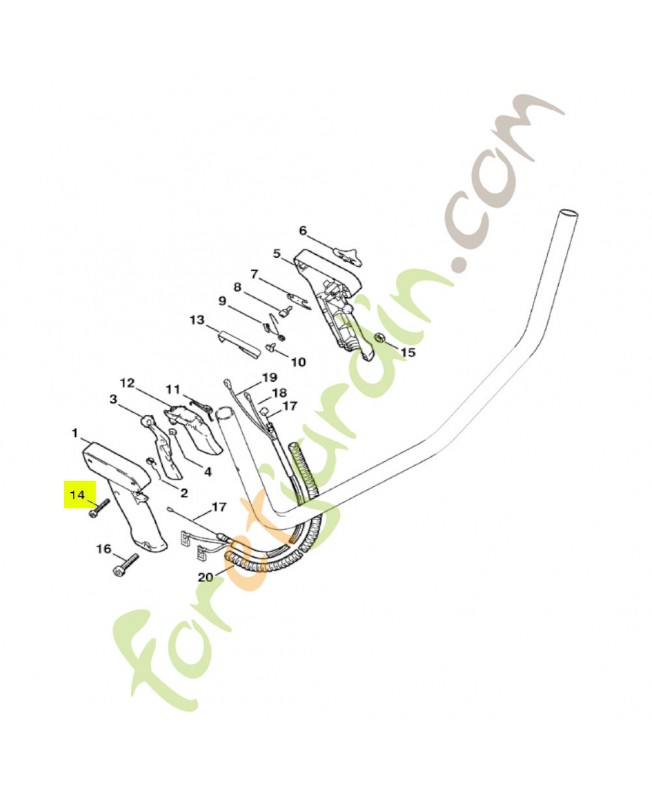 Vis parker 2.9x25 Stihl réf. 9099-021-1890