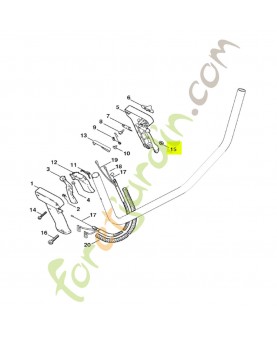 Ecrou m5 Stihl réf. 9210-260-0700