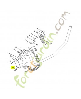 Vis cylindrique is m5x30 Stihl réf. 9022-341-1070