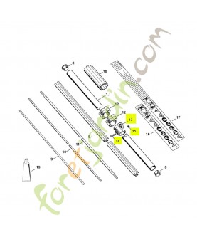 Oeillet de suspension Stihl réf. 0000-790-8801