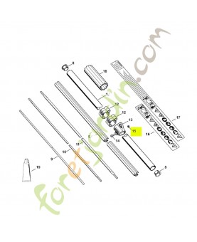 Ecrou à six pans m5 Stihl réf. 9210-261-0700