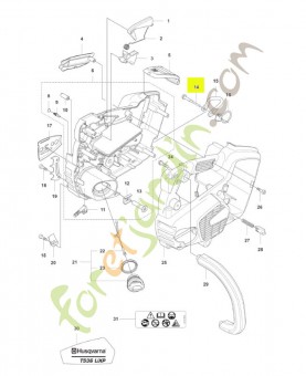 Vis Husqvarna réf. 522847901