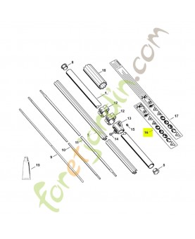 Pictogramme d'avertissement FS Stihl réf. 0000-967-7253