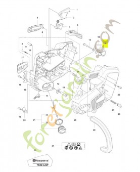 Œillet Husqvarna réf. 580860002