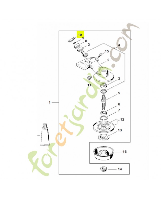 Circlips  24x1.2 Stihl réf. 9456-621-2660