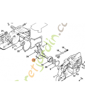 Vilebrequin Stihl ref. 1124-030-0401