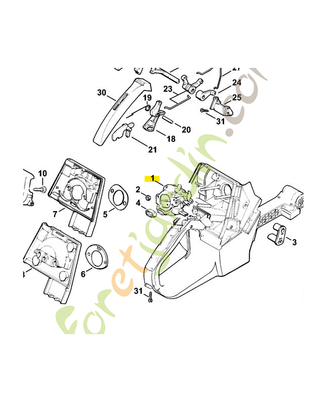 Carburateur Stihl ref. 1124-120-0605 en stock