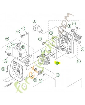 Joint carburateur Husqvarna ref. 503497101
