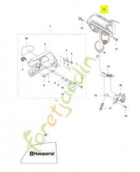 Protège main Husqvarna réf. 576903801