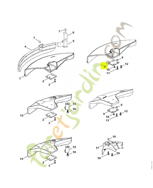 Cale Stihl réf. 0000-716-3100