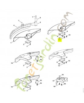 Vis cylindrique is m5x20...