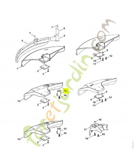 Couteau Stihl réf. 4133-713-4110