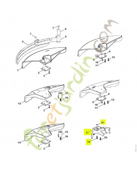 Butée Ø 200 mm Stihl réf. 4117-710-8200