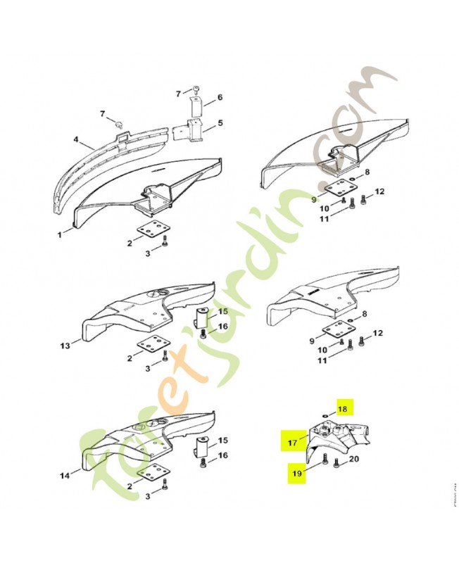 Butée Ø 200 mm Stihl réf. 4117-710-8200