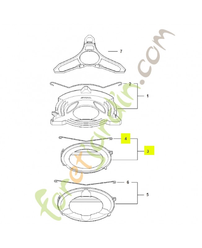 Protection de transport d 225 référence 4119-790-3901 stihl - Pièce de détachée Sithl
