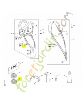 Sangle 25mm x 10m Stihl réf. 0000-930-2241
