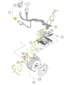 Câblage complet Husqvarna réf. 582713402