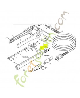 Accouplement Stihl réf. 4915-500-6710