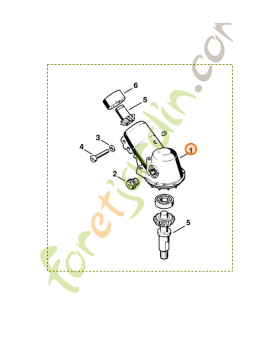 Carter de réducteur Stihl ref. 4116-640-0510 en stock