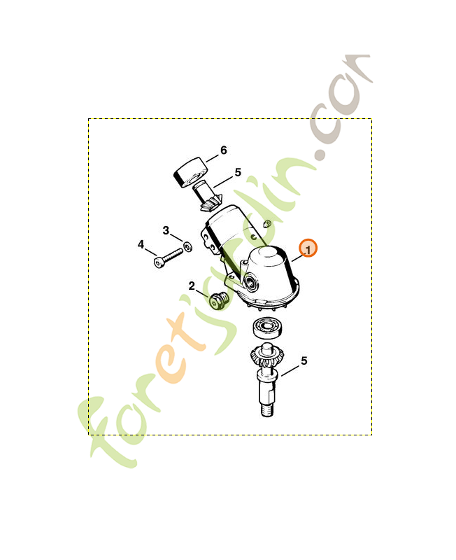 Carter de réducteur Stihl ref. 4116-640-0510 en stock