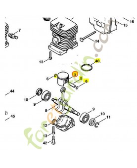 Piston Stihl ref. 1130-030-2000 en stock