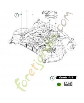 Autocollant Husqvarna ref. 574510001