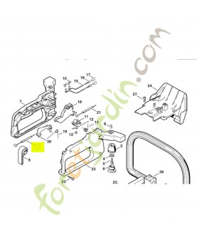 Câble de commande de frein Stihl réf. 4226-160-2500