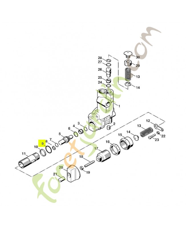 Joint torique 15x1,8 Stihl réf. 9645-945-7569