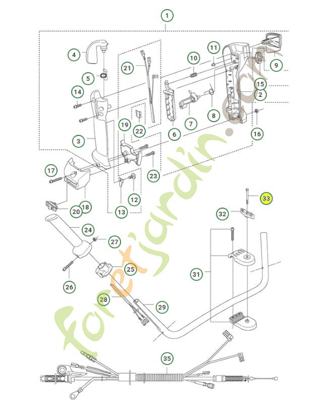 Vis Husqvarna réf. 725238485