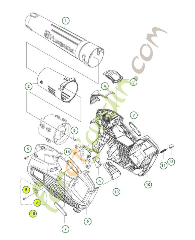 Douille Husqvarna réf. 588009701 en stock