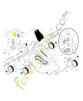 Câble Husqvarna réf. 583180101
